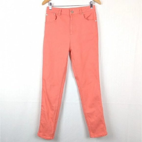 ASOS | Coral High Waisted Straight Leg Skinny 30 - Picture 2 of 7